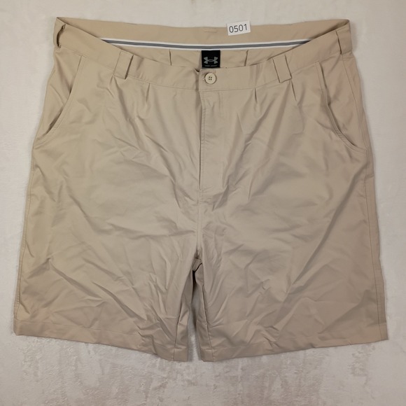 Under Armour Other - Under Armour Golf Shorts Mens‎ 42 Tan Performance Summer Outdoors Activewear